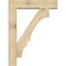 Ekena Millwork Balboa Block Rough Sawn Bracket w/ Offset Brace, Douglas Fir, 8"W x 36"D x 48"H BKT0806X36X48BOA05RDF - alternate 2